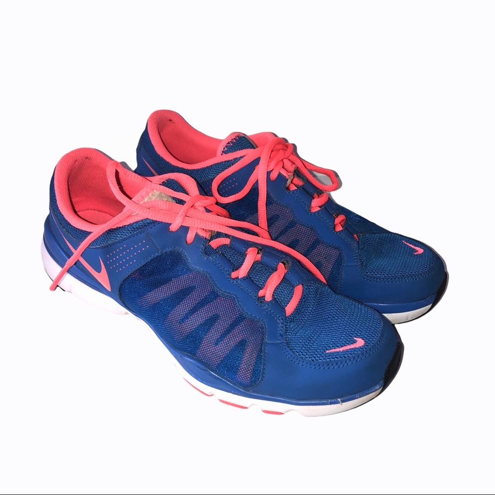 Nike Tennishoes Blue Pink Breathe Trainer 2 Laceup 9.5‎